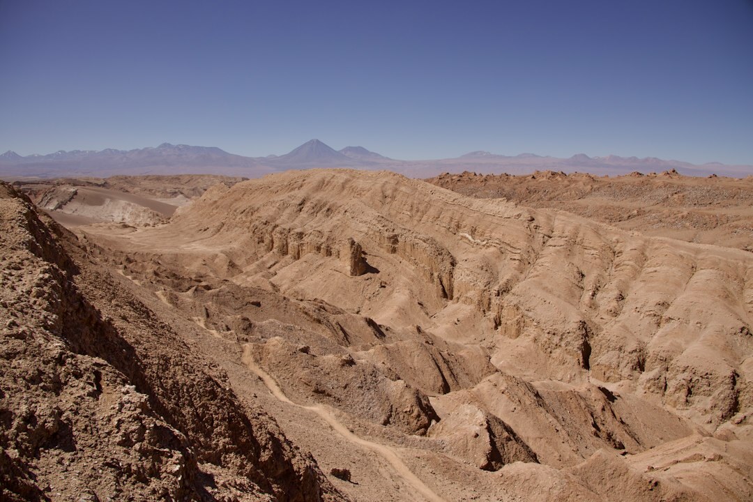 Former saltpeter mining town in the Atacama desert